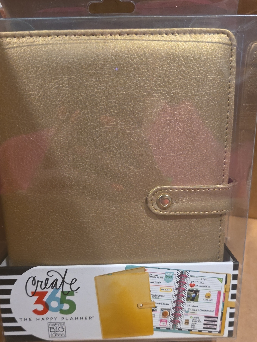 Create 365 The Happy Planner Gold Deluxe cover MINI